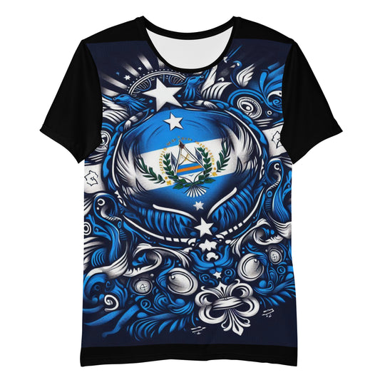 Salvi All-Over Print Men's Athletic T-shirt