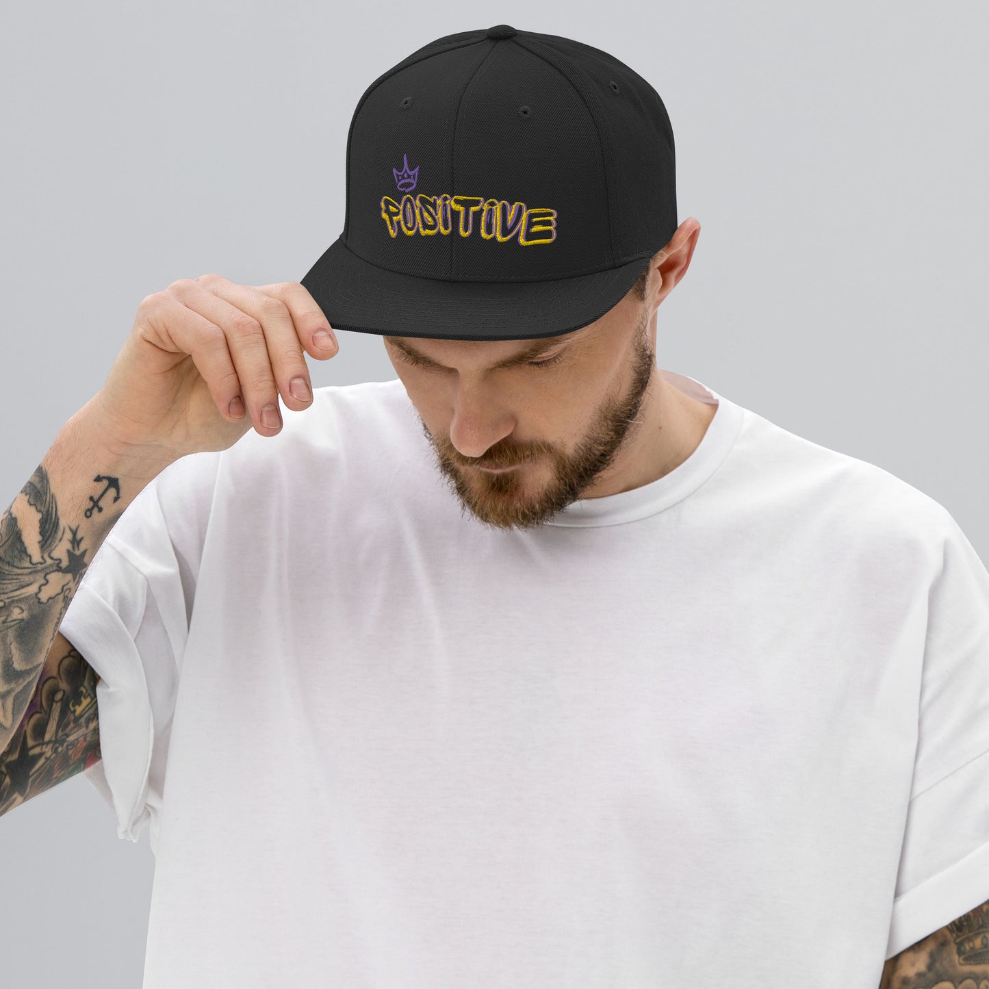 Positive King/Queen Snapback Hat