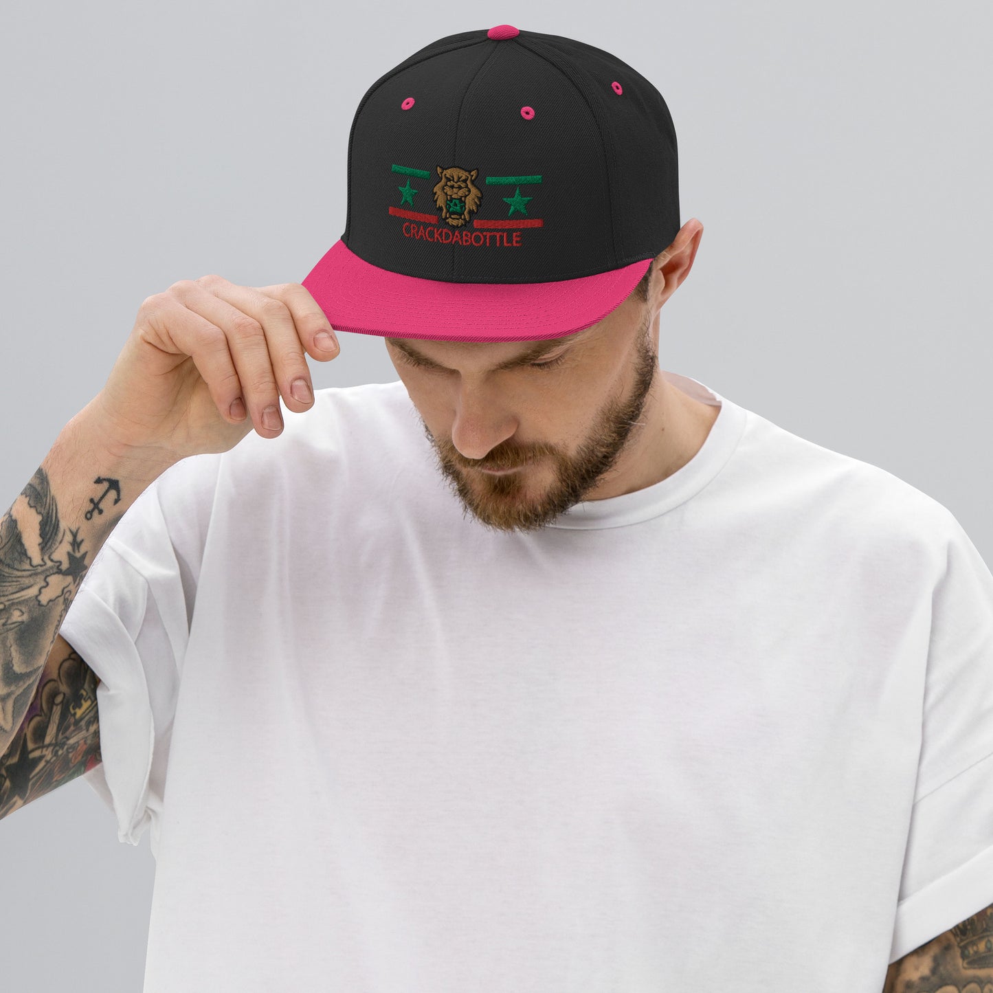 Crackdabottle Jaguar Warrior Jade Version Snapback Hat