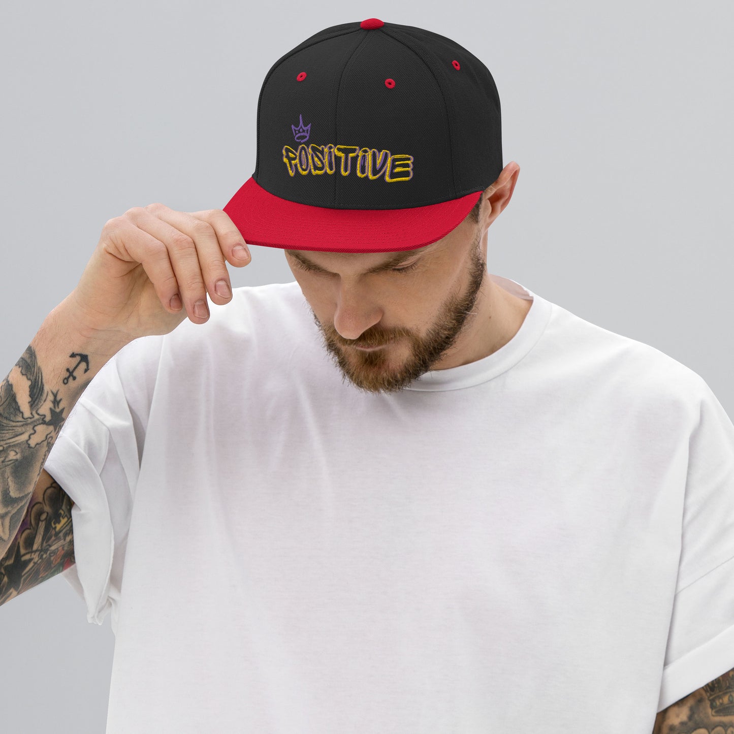 Positive King/Queen Snapback Hat