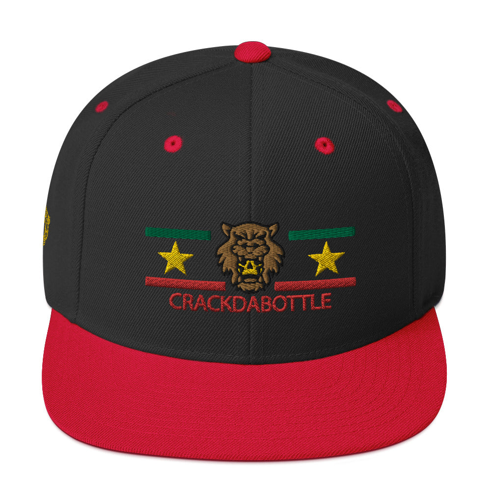 Crackdabottle Jaguar Warrior Gold Version Snapback Hat