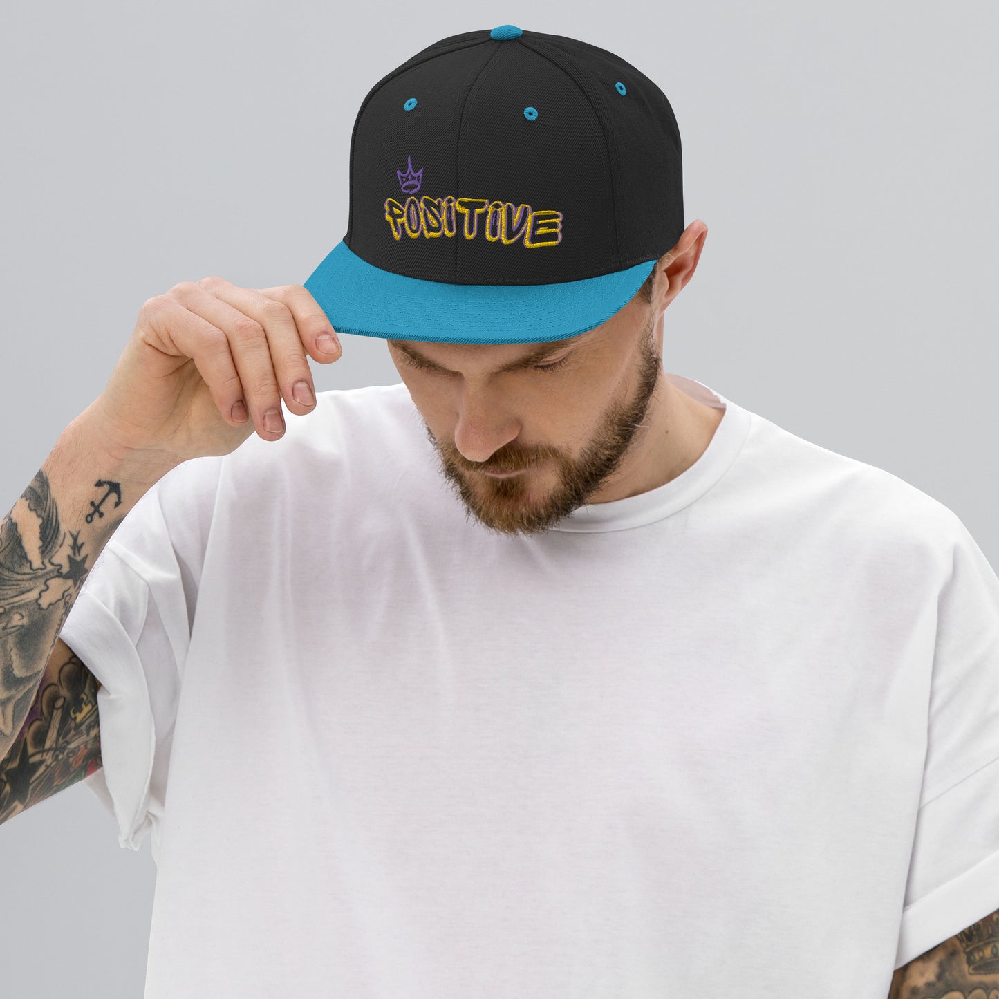 Positive King/Queen Snapback Hat