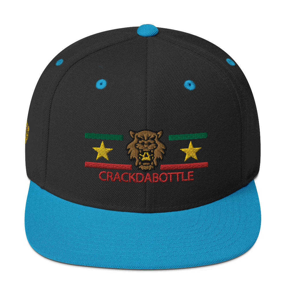 Crackdabottle Jaguar Warrior Gold Version Snapback Hat