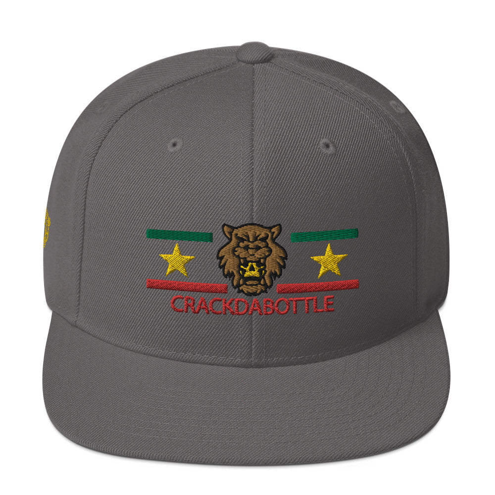 Crackdabottle Jaguar Warrior Gold Version Snapback Hat