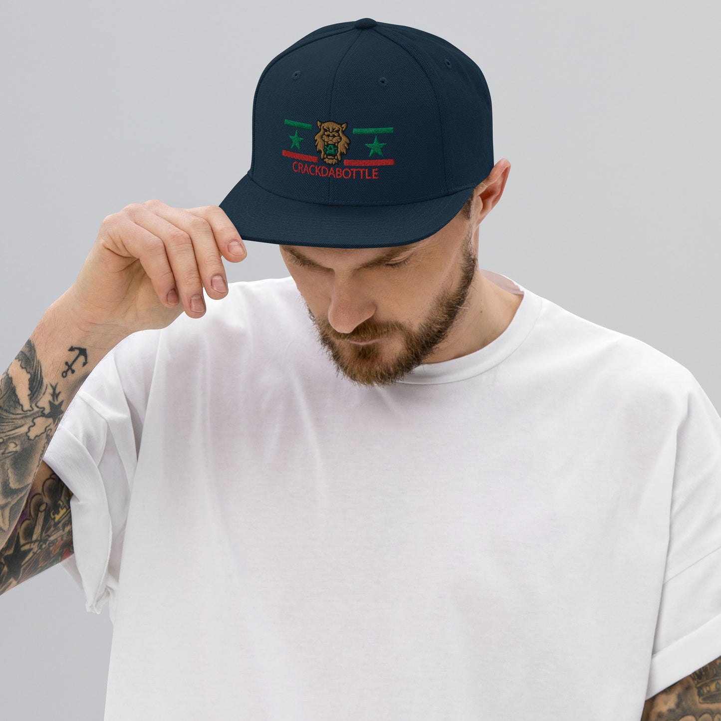 Crackdabottle Jaguar Warrior Jade Version Snapback Hat