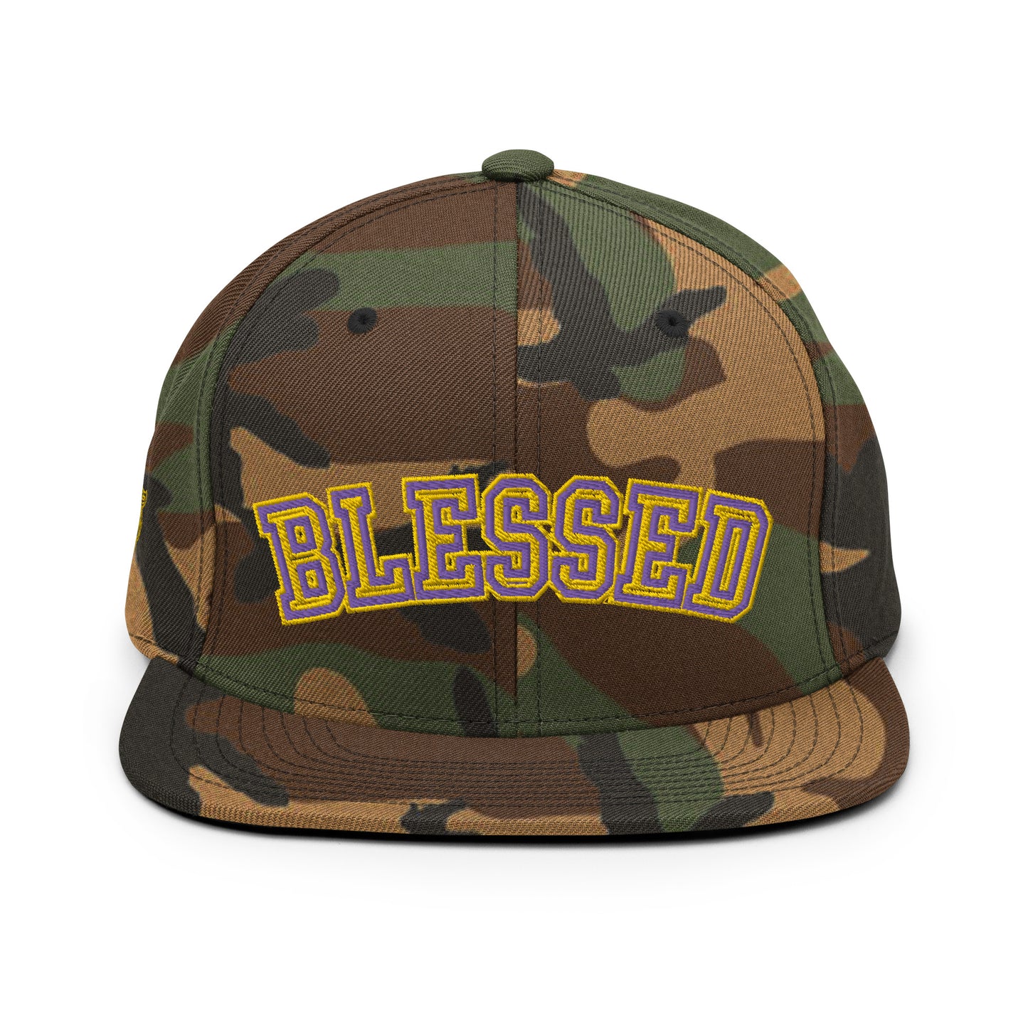 Blessed Snapback Hat Laker Colorways