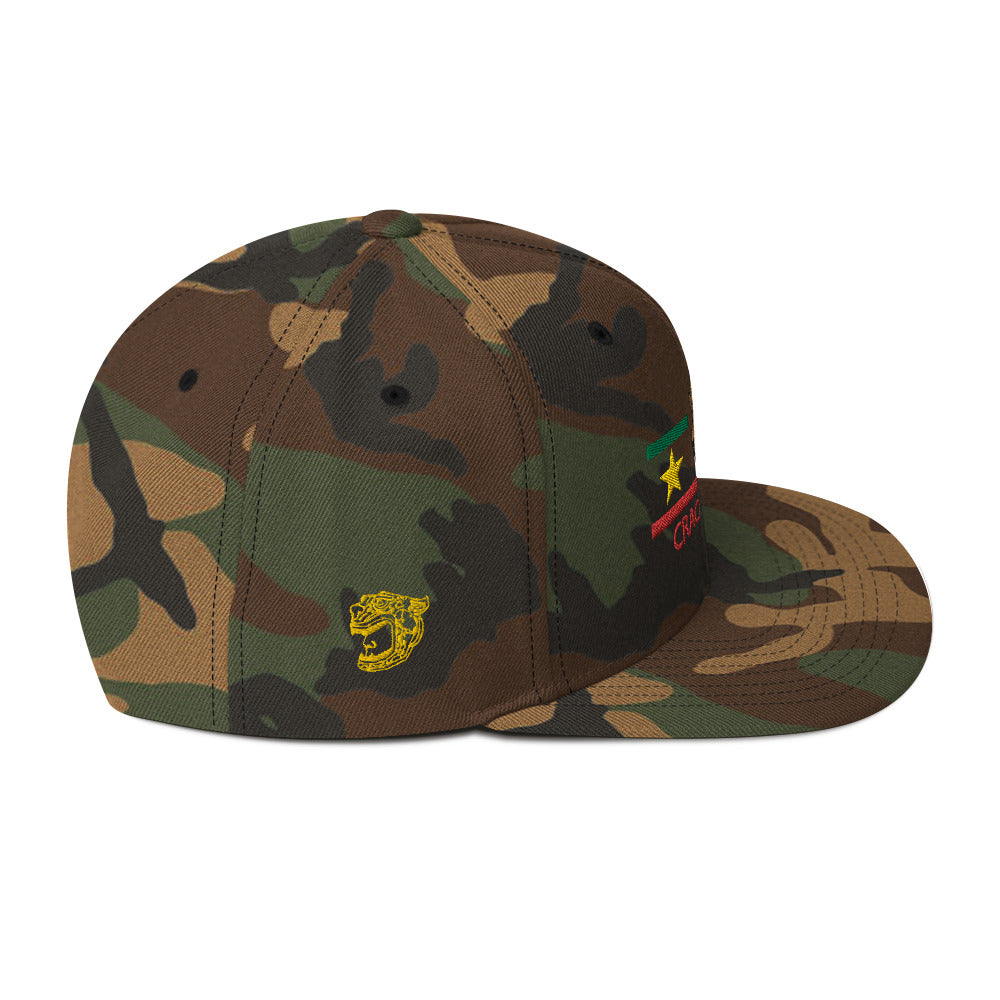 Crackdabottle Jaguar Warrior Gold Version Snapback Hat