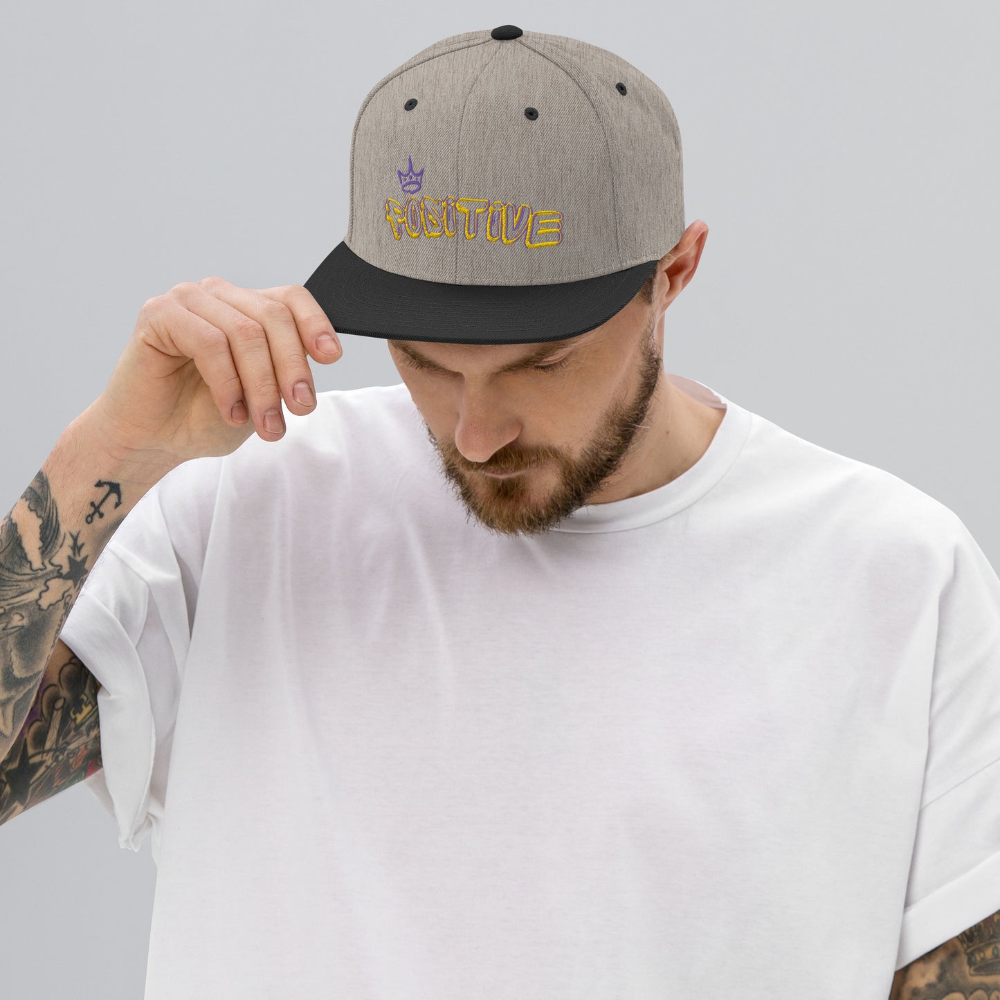 Positive King/Queen Snapback Hat