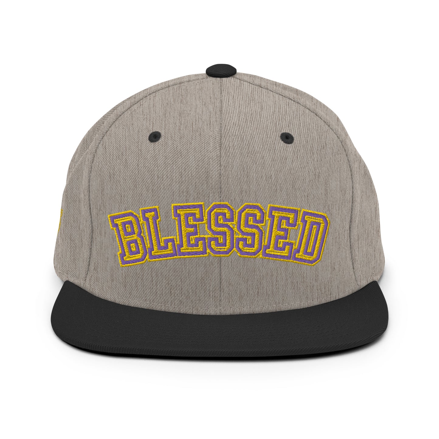 Blessed Snapback Hat Laker Colorways