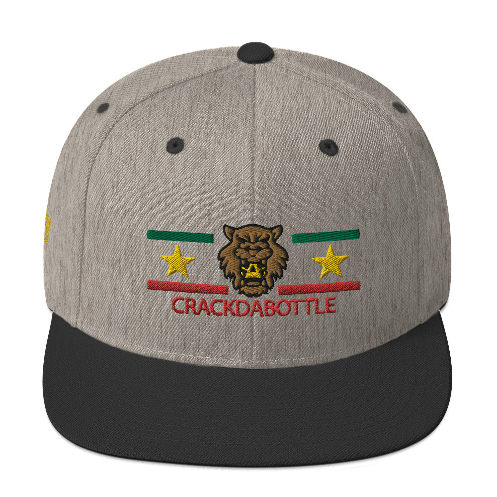 Crackdabottle Jaguar Warrior Gold Version Snapback Hat