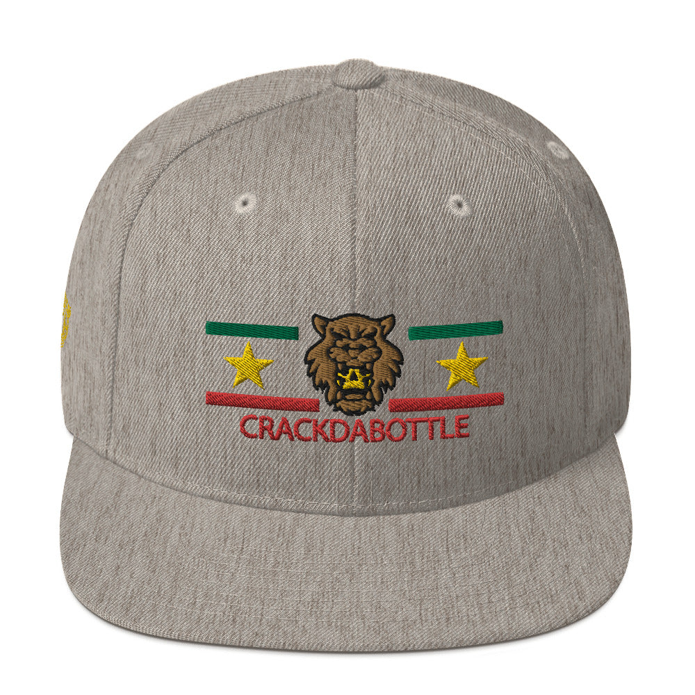 Crackdabottle Jaguar Warrior Gold Version Snapback Hat