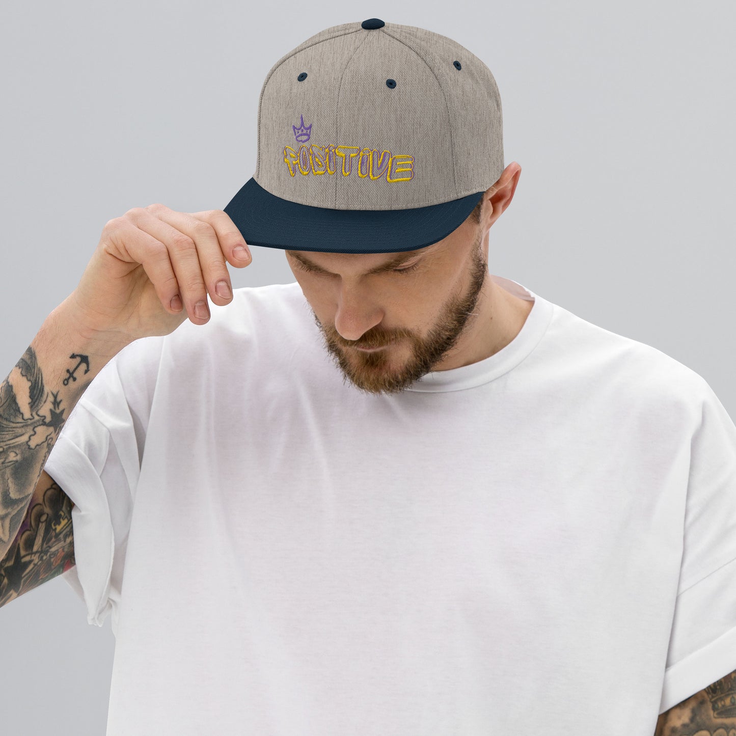 Positive King/Queen Snapback Hat