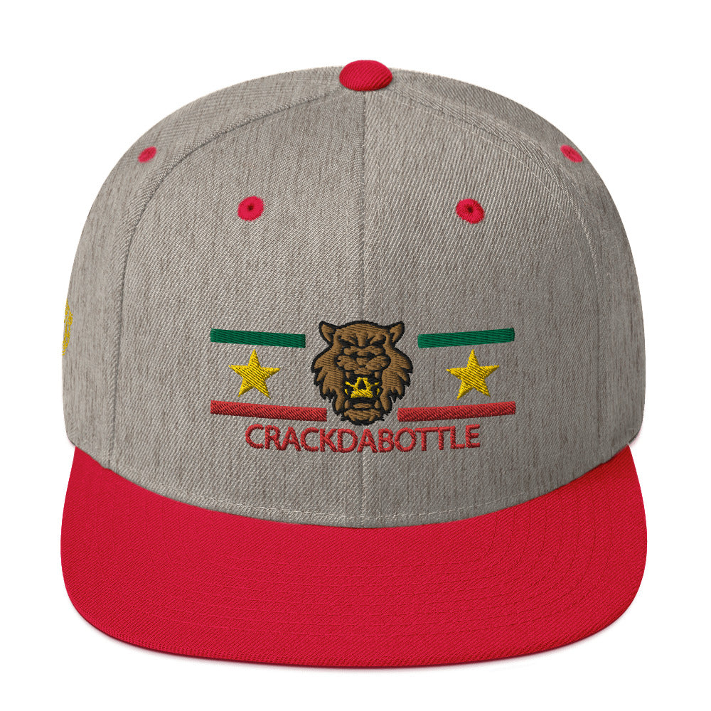 Crackdabottle Jaguar Warrior Gold Version Snapback Hat