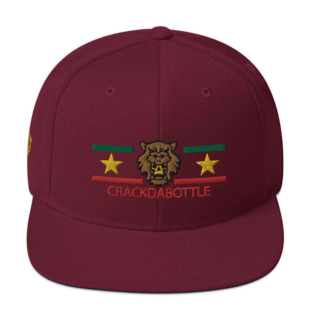 Crackdabottle Jaguar Warrior Gold Version Snapback Hat