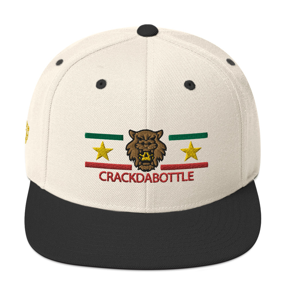 Crackdabottle Jaguar Warrior Gold Version Snapback Hat