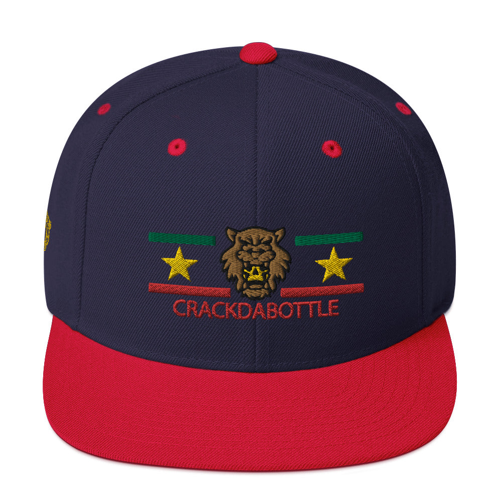 Crackdabottle Jaguar Warrior Gold Version Snapback Hat