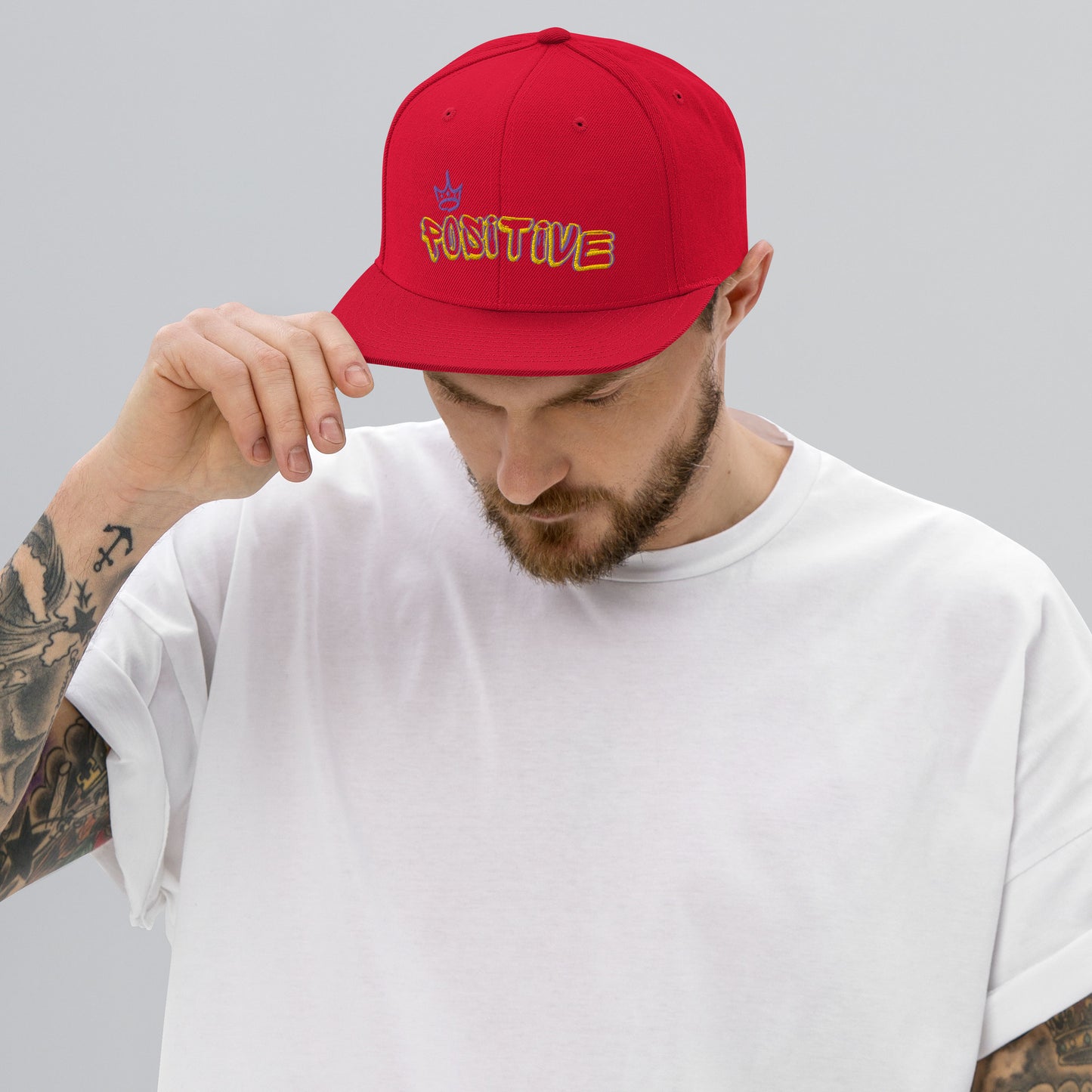 Positive King/Queen Snapback Hat