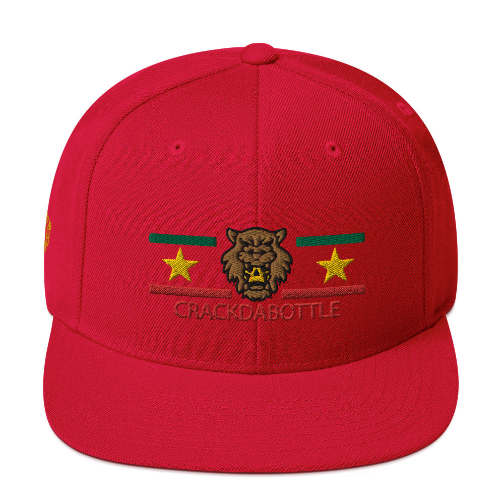 Crackdabottle Jaguar Warrior Gold Version Snapback Hat