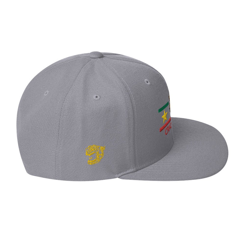 Crackdabottle Jaguar Warrior Gold Version Snapback Hat