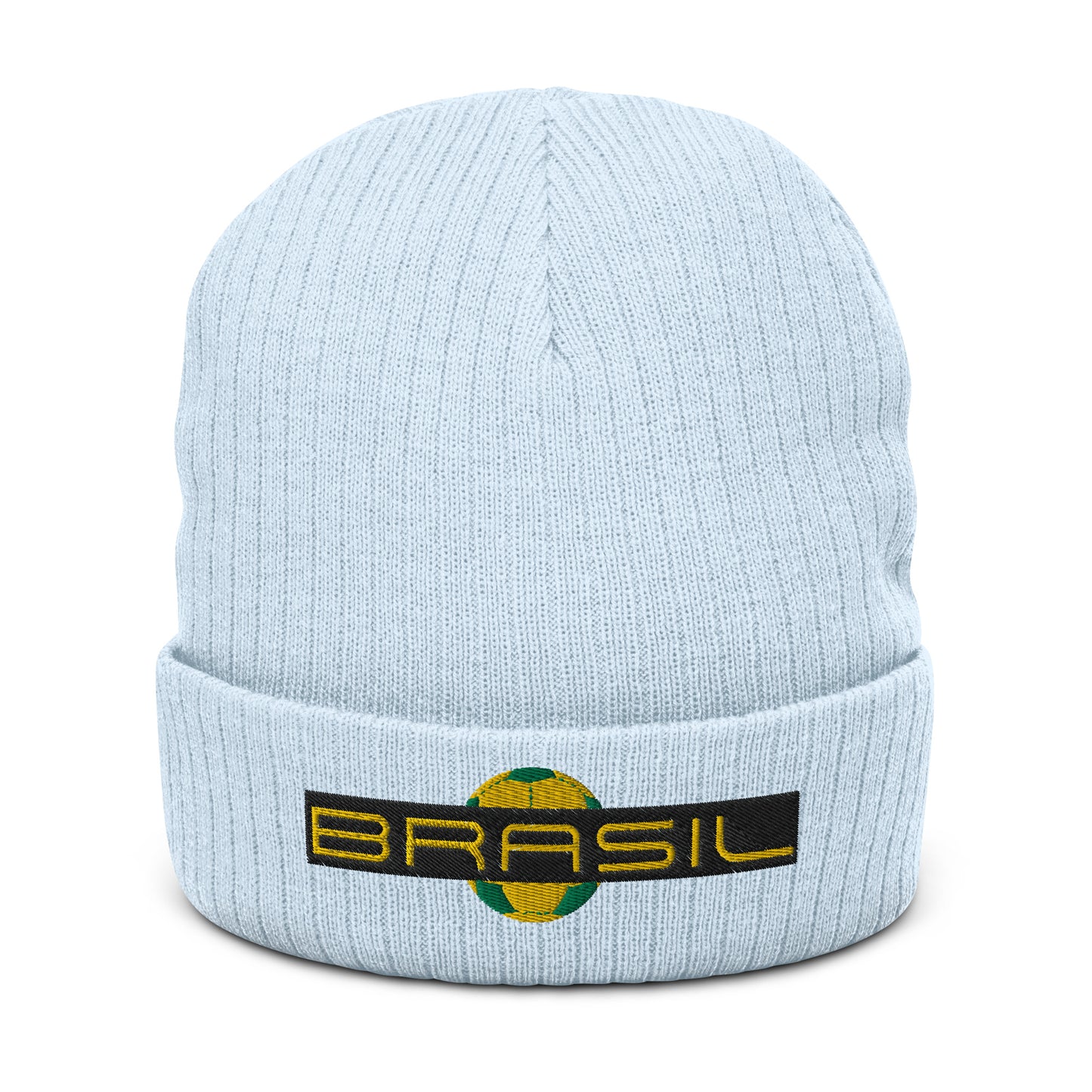 Brasil Gol Ribbed knit beanie