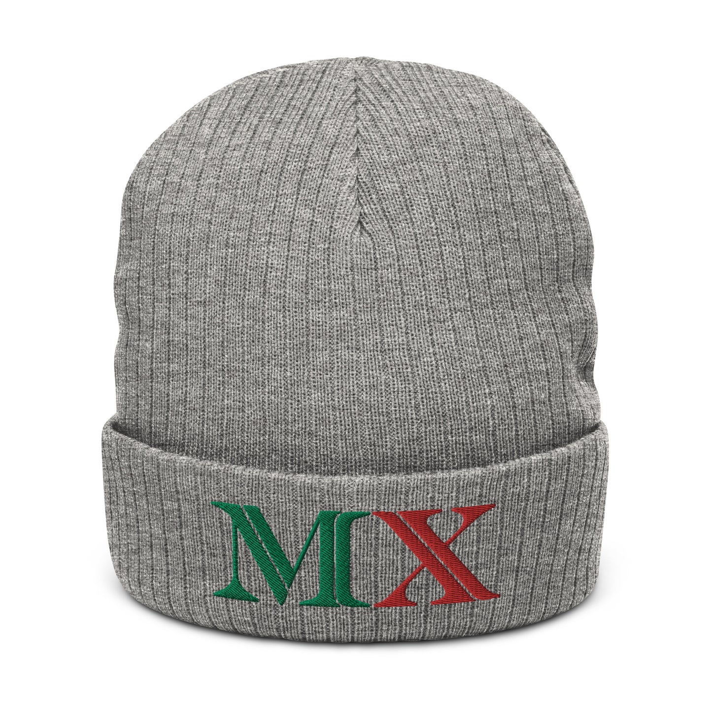 MX Ribbed knit beanie