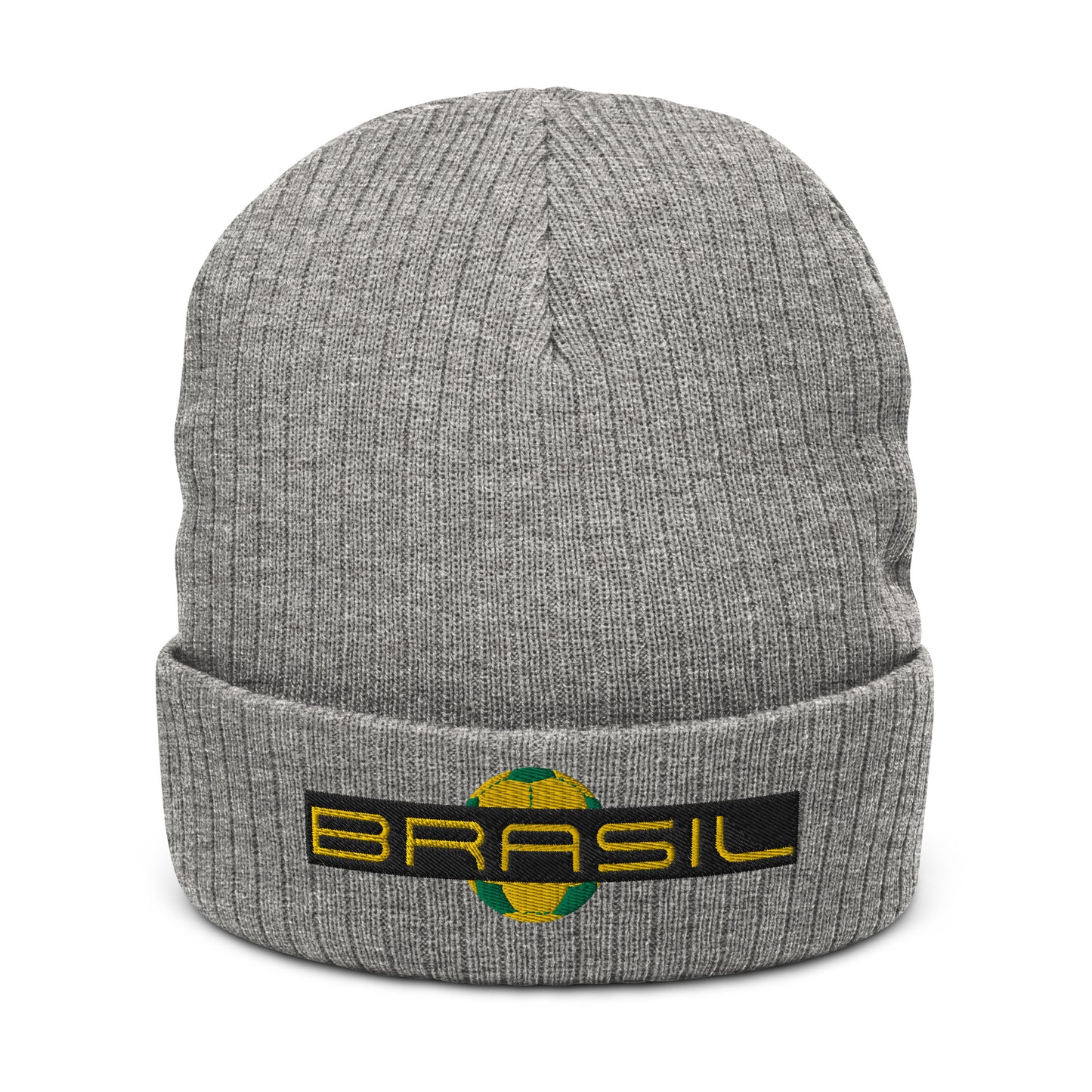 Brasil Gol Ribbed knit beanie