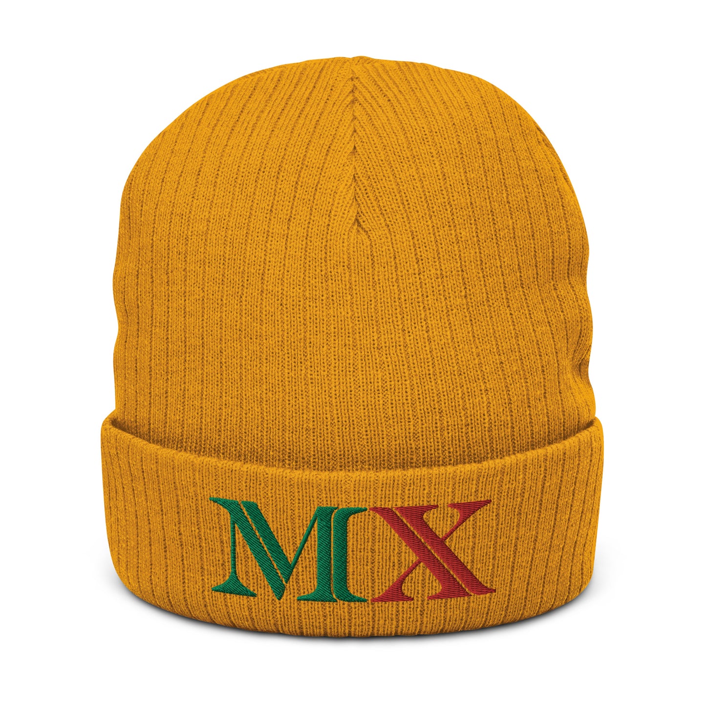 MX Ribbed knit beanie