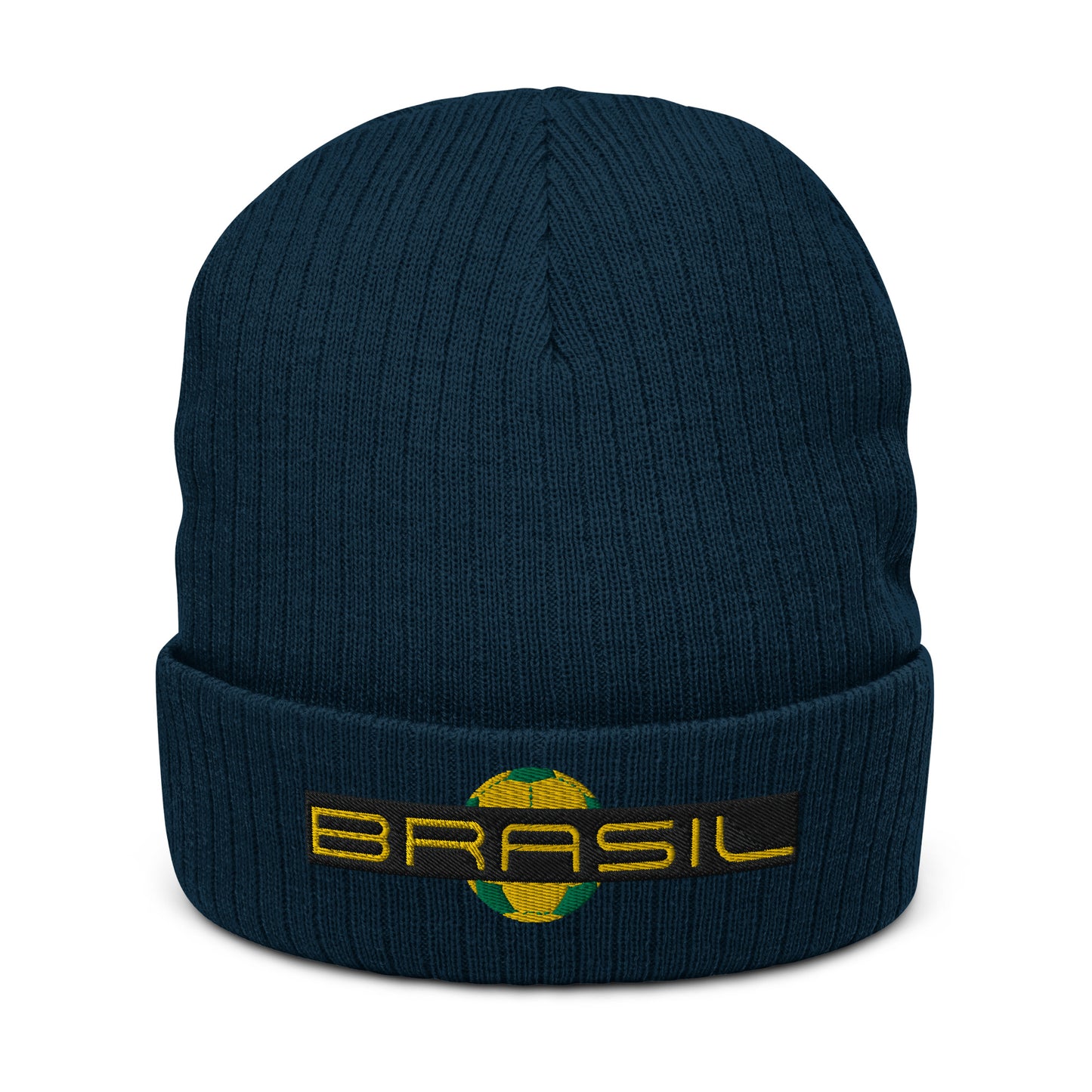 Brasil Gol Ribbed knit beanie