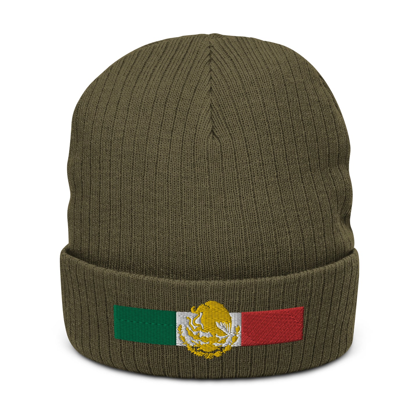 Aguila de Oro Ribbed knit beanie