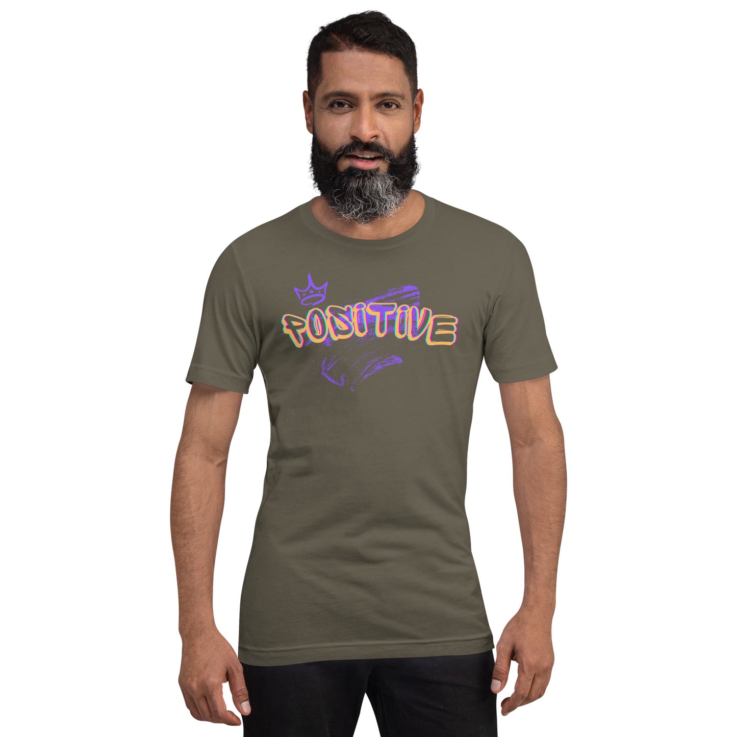 Positive King/Queen Gold Unisex t-shirt