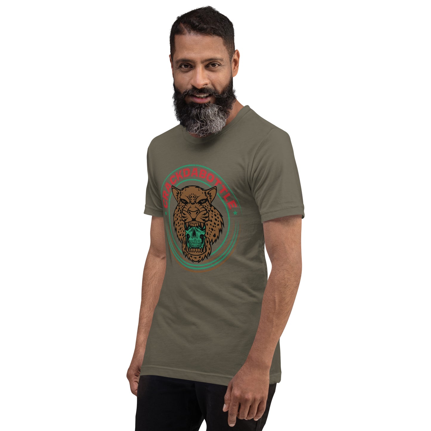 Crackdabottle Jaguar Warrior Unisex t-shirt