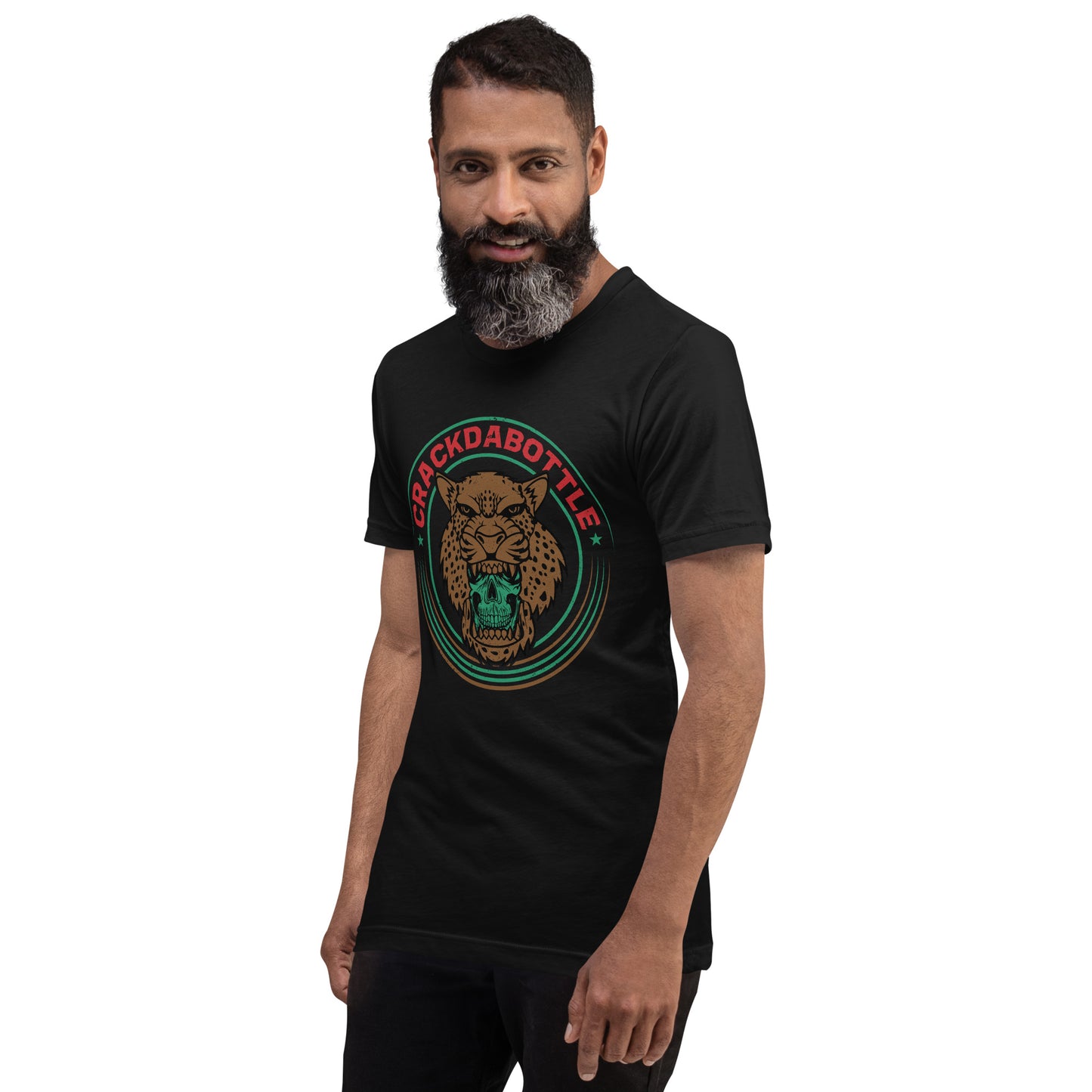 Crackdabottle Jaguar Warrior Unisex t-shirt