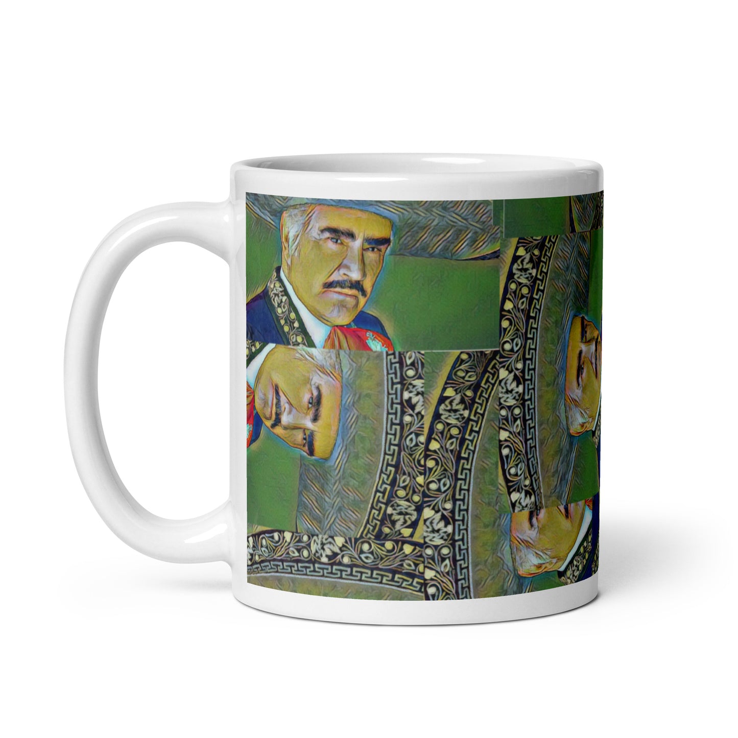 El Rey White glossy mug