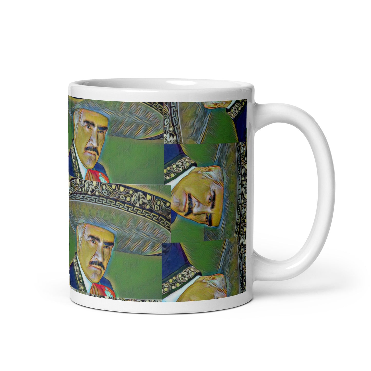 El Rey White glossy mug