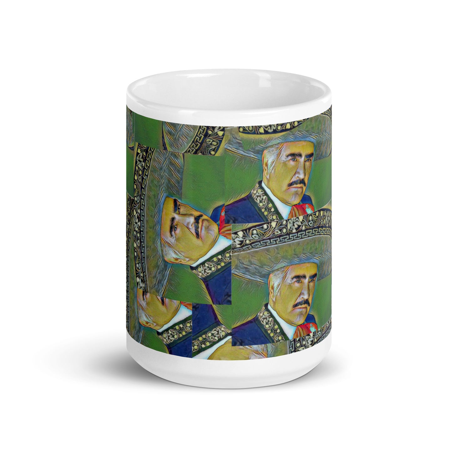 El Rey White glossy mug