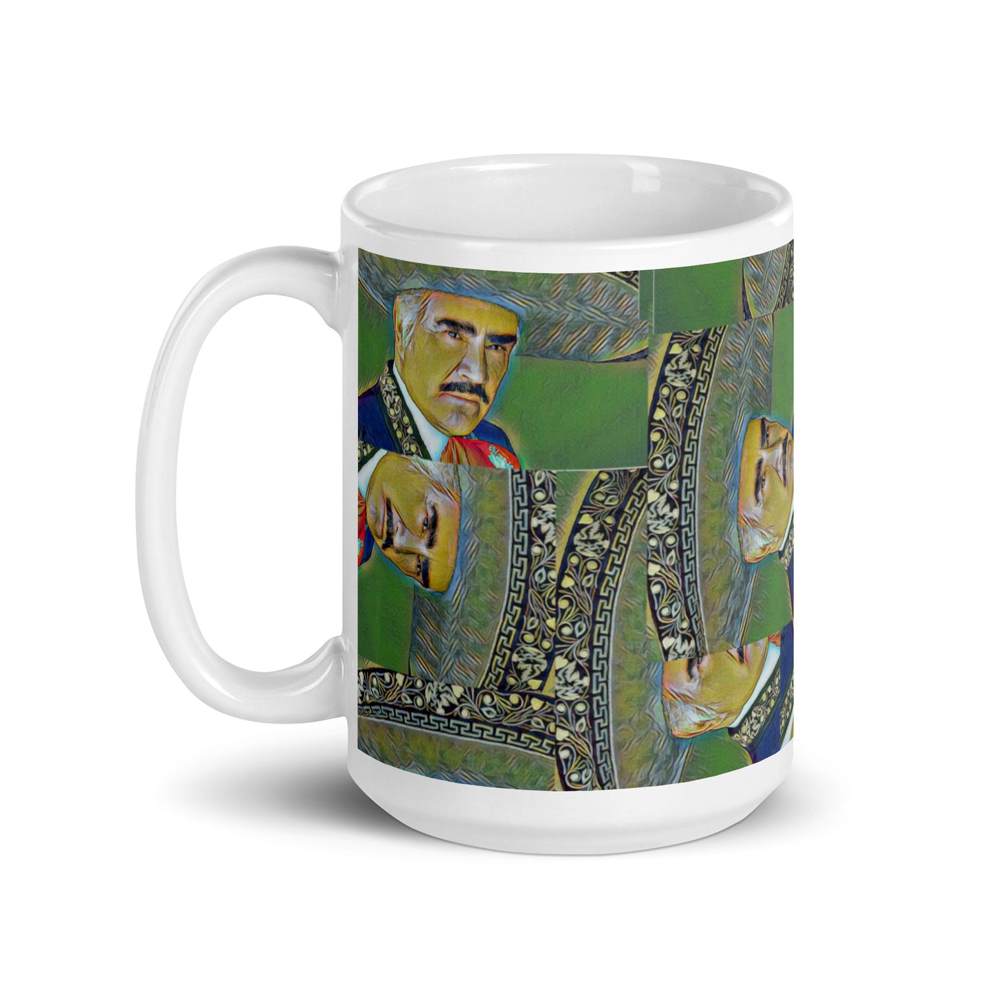 El Rey White glossy mug