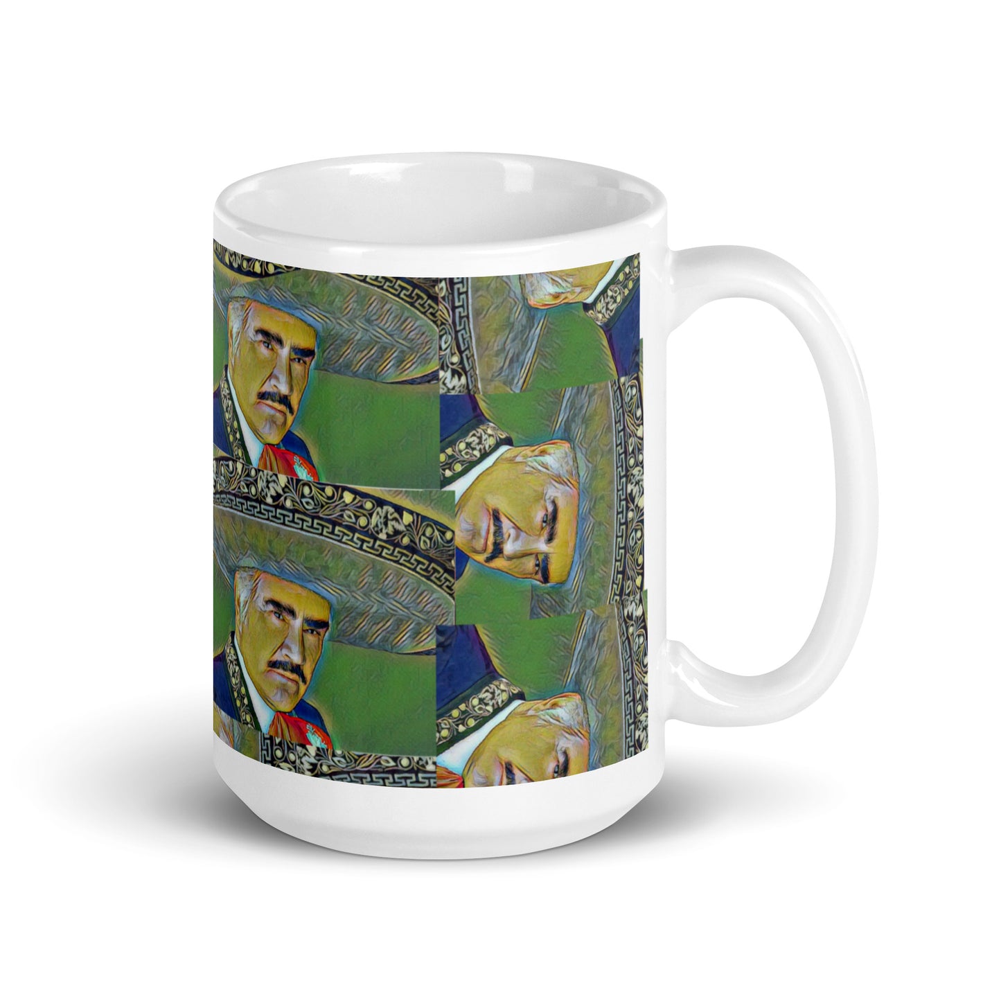 El Rey White glossy mug