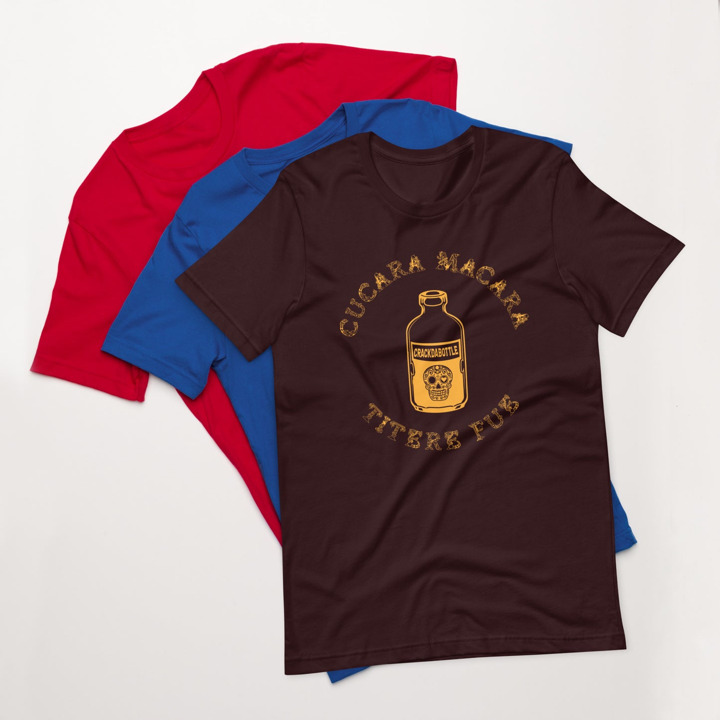 Cucara Macara Crackdabottle Short-Sleeve Unisex T-Shirt